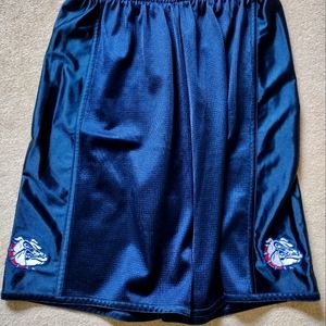 Gonzaga Bulldogs athletic shorts men's size large